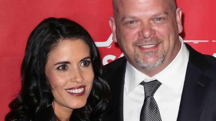 LOS ANGELES, CA - FEBRUARY 06:  TV personality Rick Harrison (R) and Deanna Burditt attend the 2015 MusiCares Person of the Year Gala honoring Bob Dylan at the Los Angeles Convention Center on February 6, 2015 in Los Angeles, California.  (Photo by David Livingston/Getty Images)