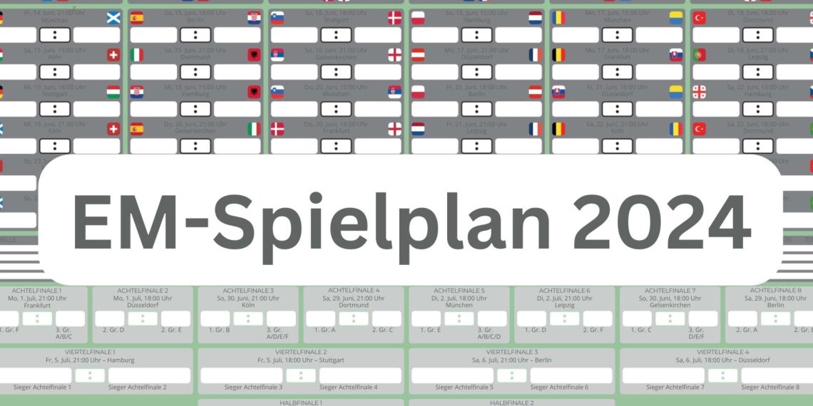 EM Spielplan: Alles Was Sie über Den Spielplan Der Europameisterschaft Wissen Müssen