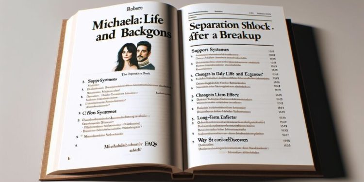 Michaela Koschak und Robert Burdy Getrennt über eine Trennung – Was ist dran?